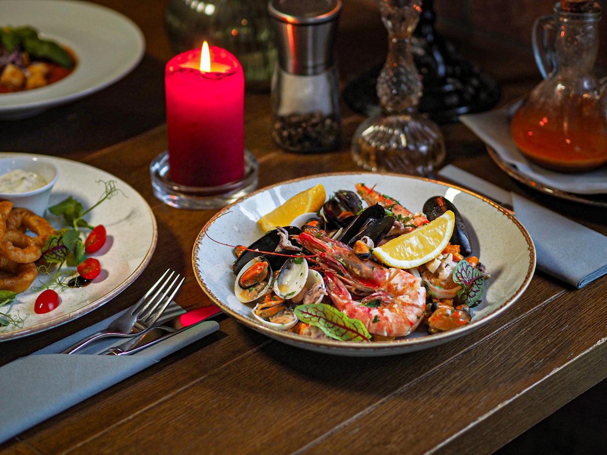 Willa Port Острода Екстер'єр фото Seafood salad